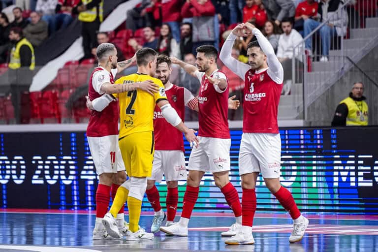 Futsal. SC Braga vence Benfica e está a três pontos da liderança