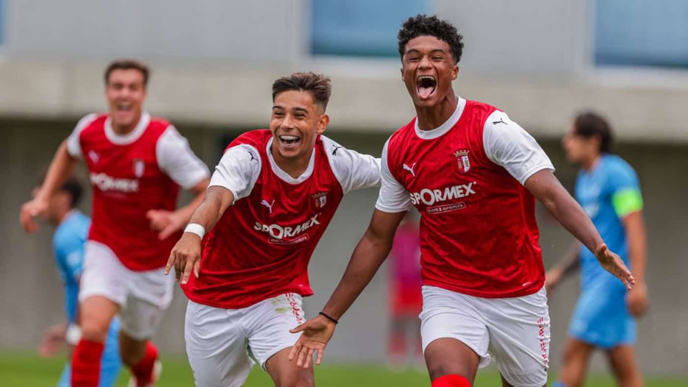 Youth League. SC Braga empata em Nápoles e termina em 2.º lugar a fase de grupos