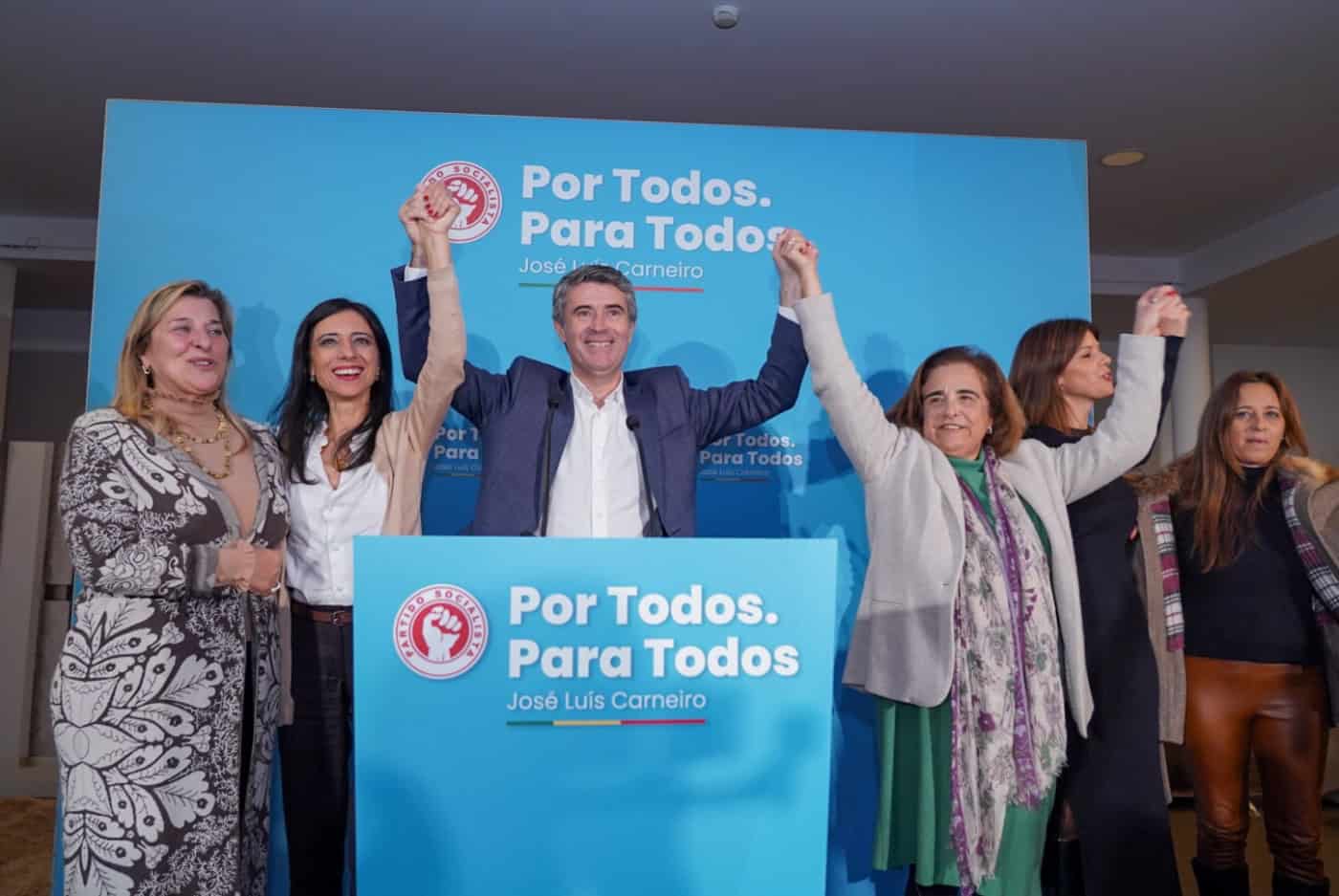 Adelina Paula Pinto e Palmira Maciel na comissão de Honra de José Luís Carneiro