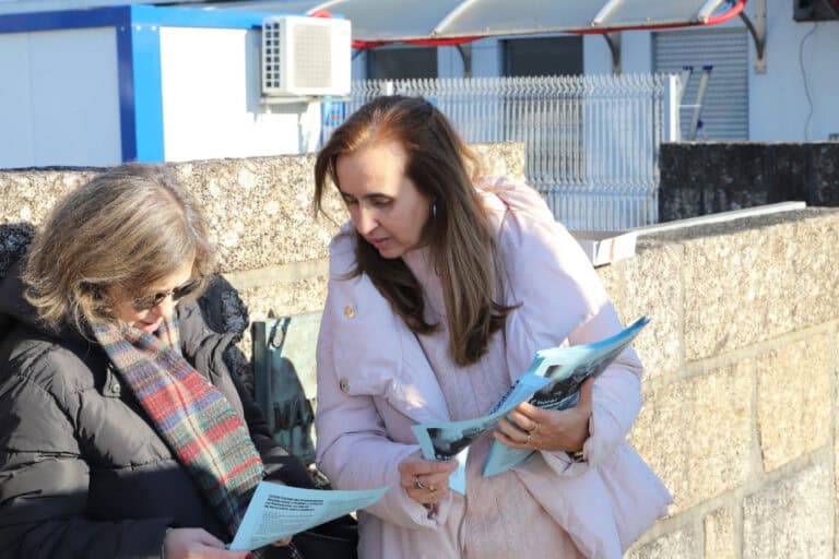 Sandra Cardoso esteve em contacto com trabalhadores de Braga