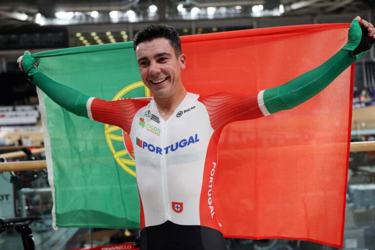 Ciclista Iúri Leitão conquista inédito terceiro título europeu de scratch&nbsp;