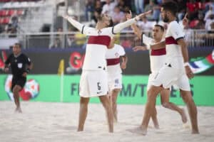 Portugal vence Omã e está nos ‘quartos’ do Mundial de futebol de praia