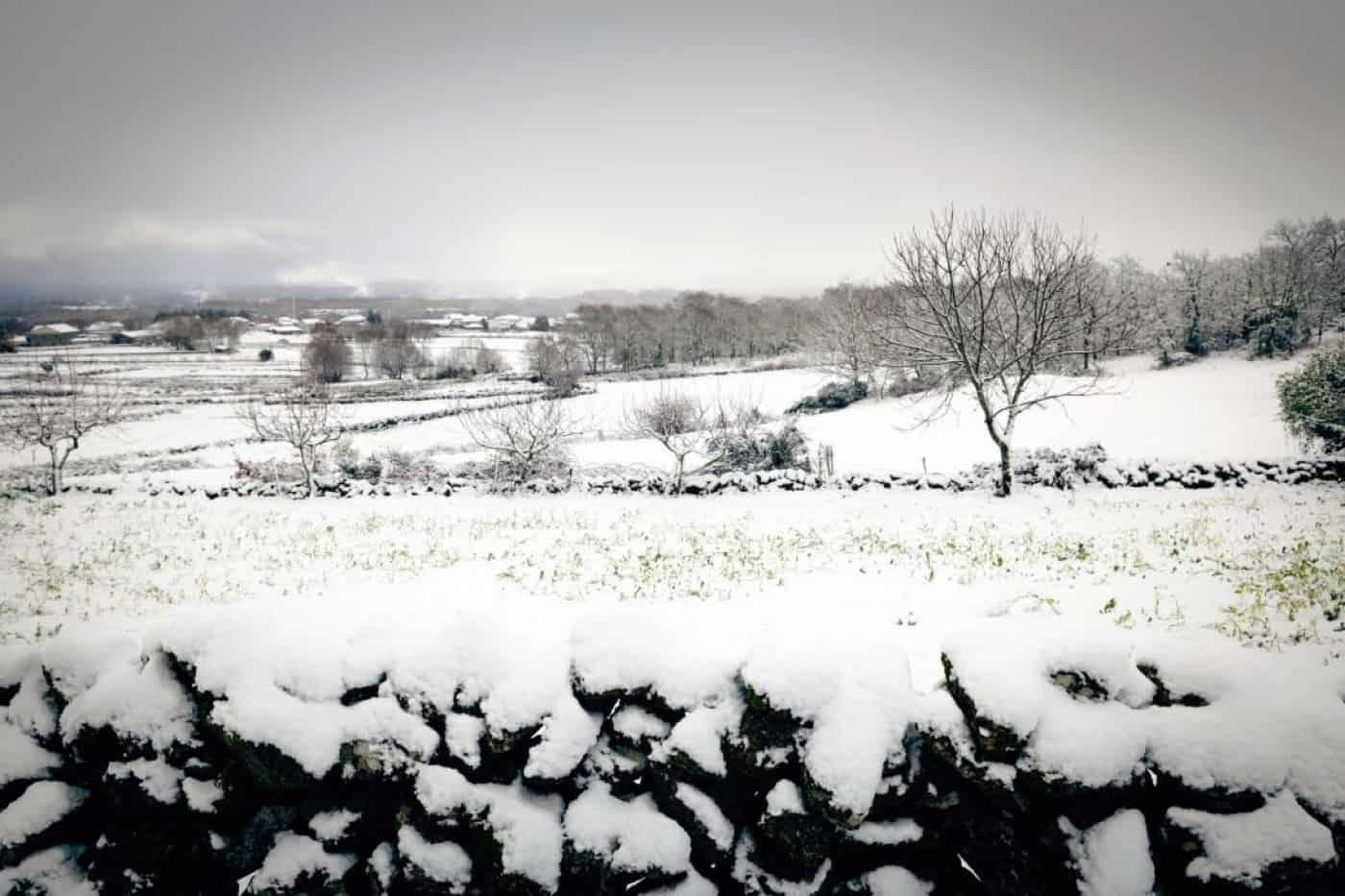 Família portuguesa ficou três horas presa no carro devido a nevão na Galiza