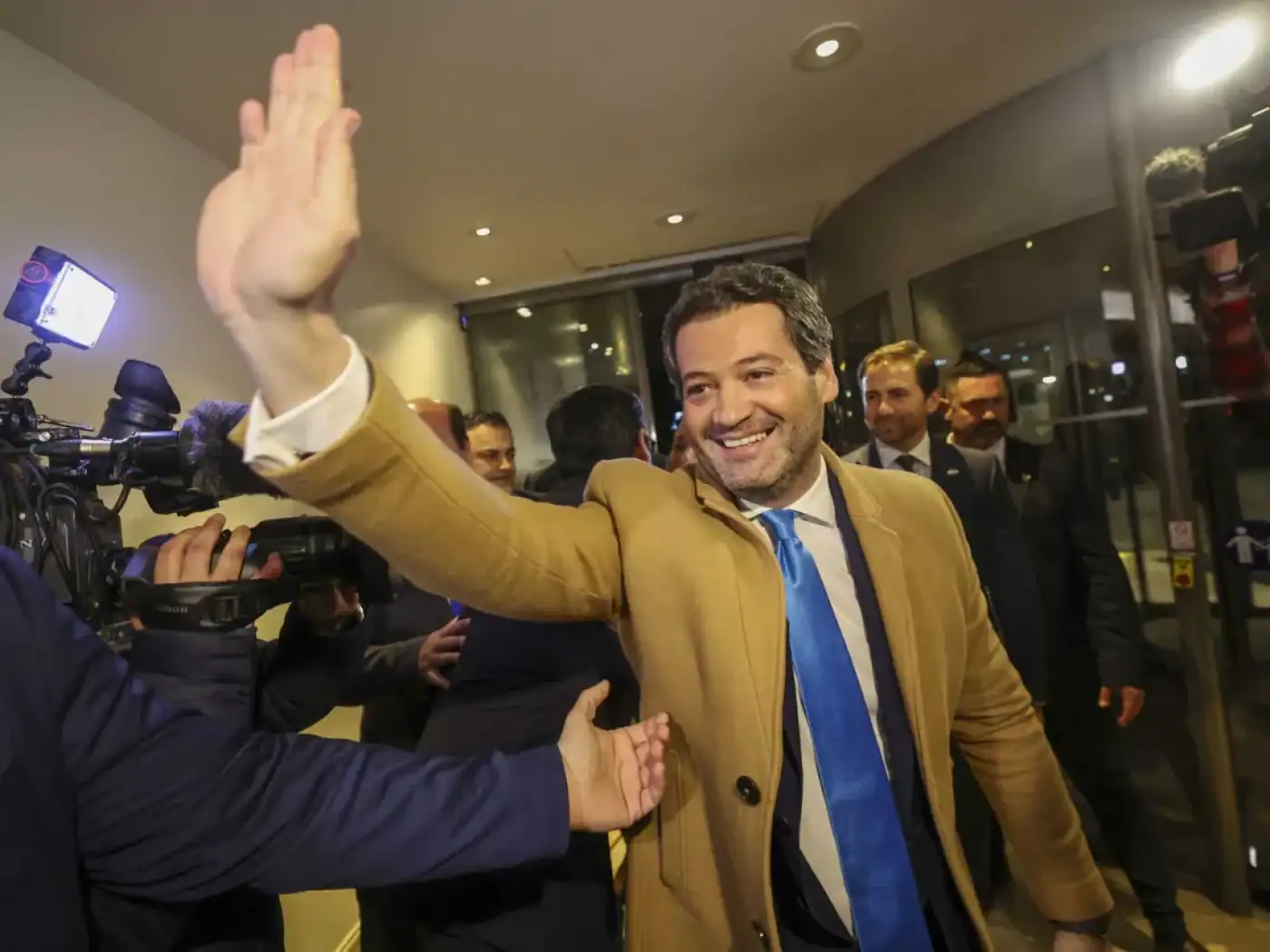 André Ventura. "Chega foi o grande vencedor da noite eleitoral"