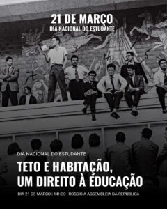 Universitários convocam marcha de protesto em Lisboa dia 21 de março 