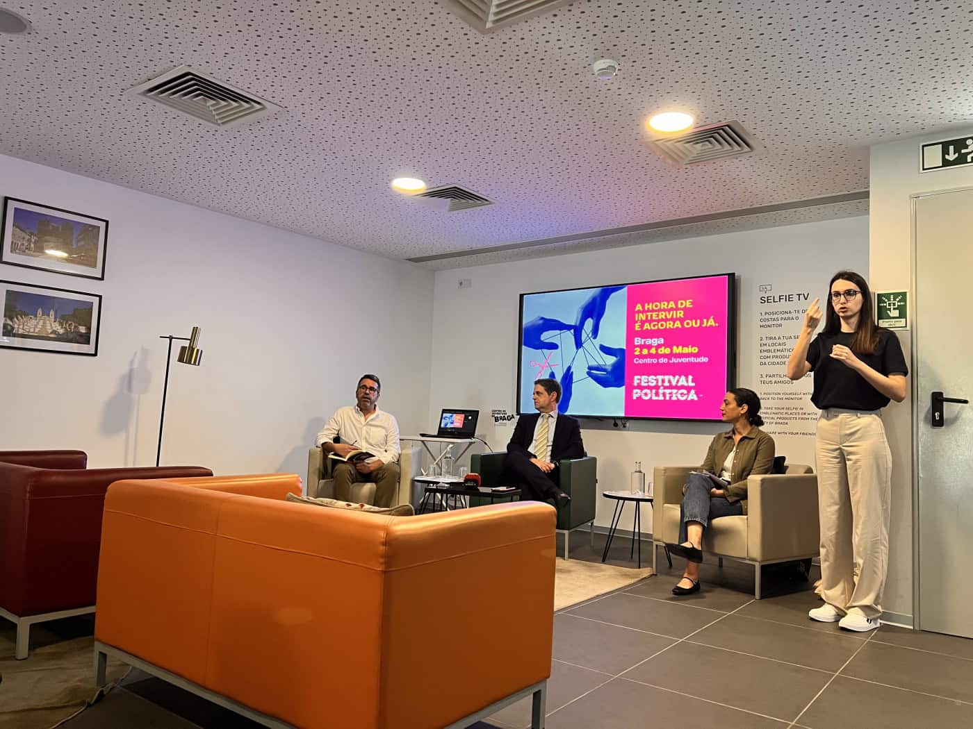 "Intervenção" no epicentro do Festival Política que decorre em Braga de 2 a 4 de maio