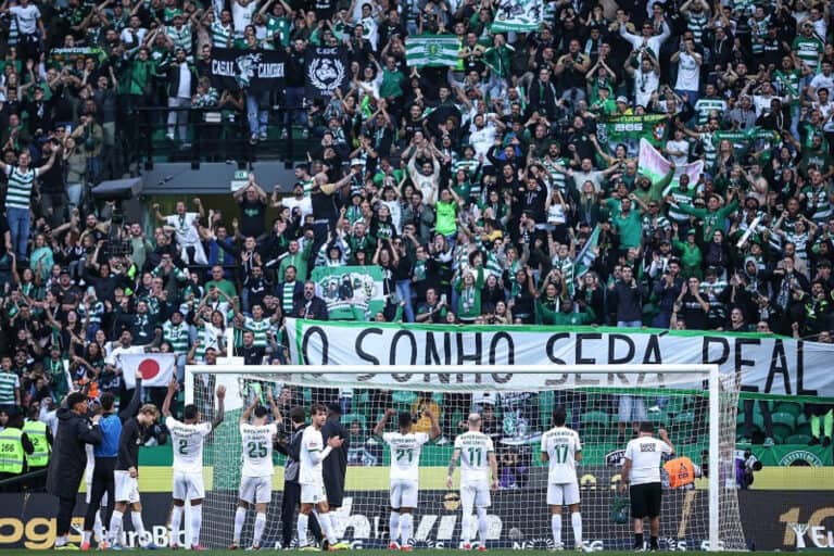 Sporting campeão português de futebol pela 20.ª vez