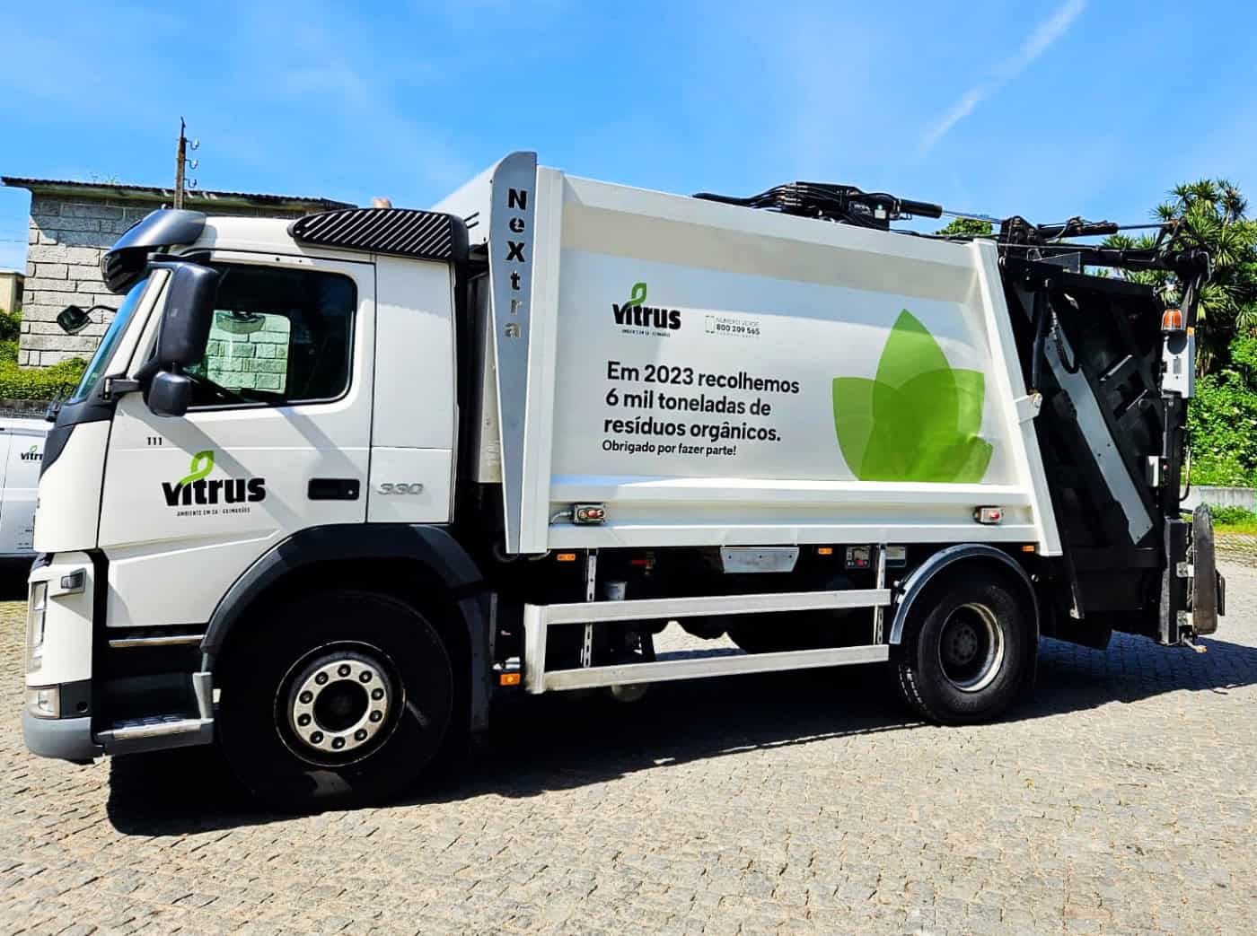 Em meio ano, Vitrus recolhe 2774 toneladas de resíduos recicláveis