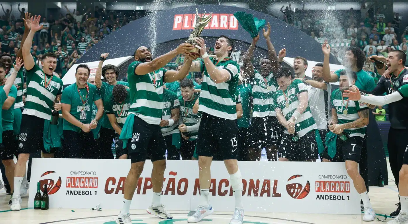 Sporting sagra-se campeão nacional de andebol pela 20.ª vez&nbsp;