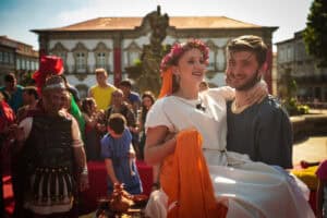 Bom tempo de volta para a despedida da XX Braga Romana