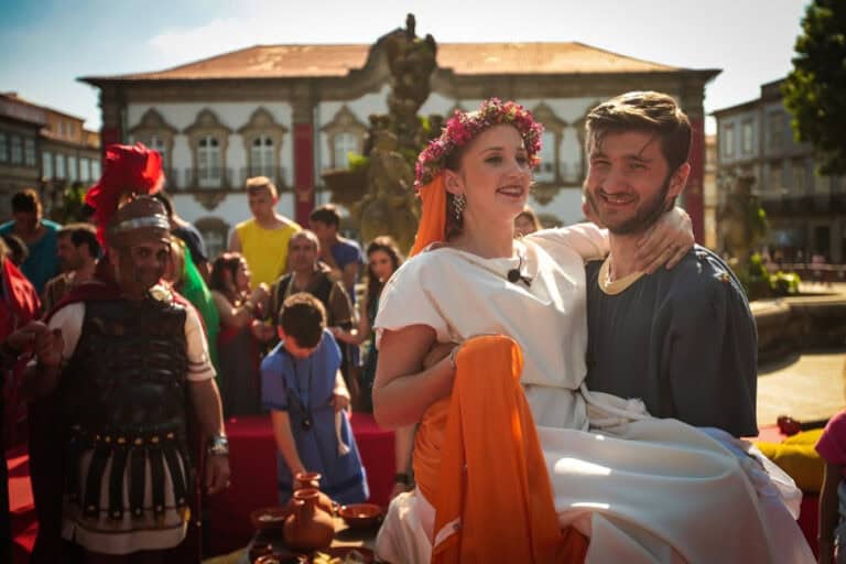 Bom tempo de volta para a despedida da XX Braga Romana