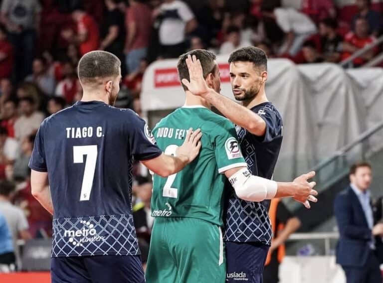 Futsal. SC Braga vence na Luz por 2-5 e conquista primeiro ponto da eliminatória