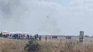 Dois aviões colidem e despenham-se no festival aéreo em Beja&nbsp;