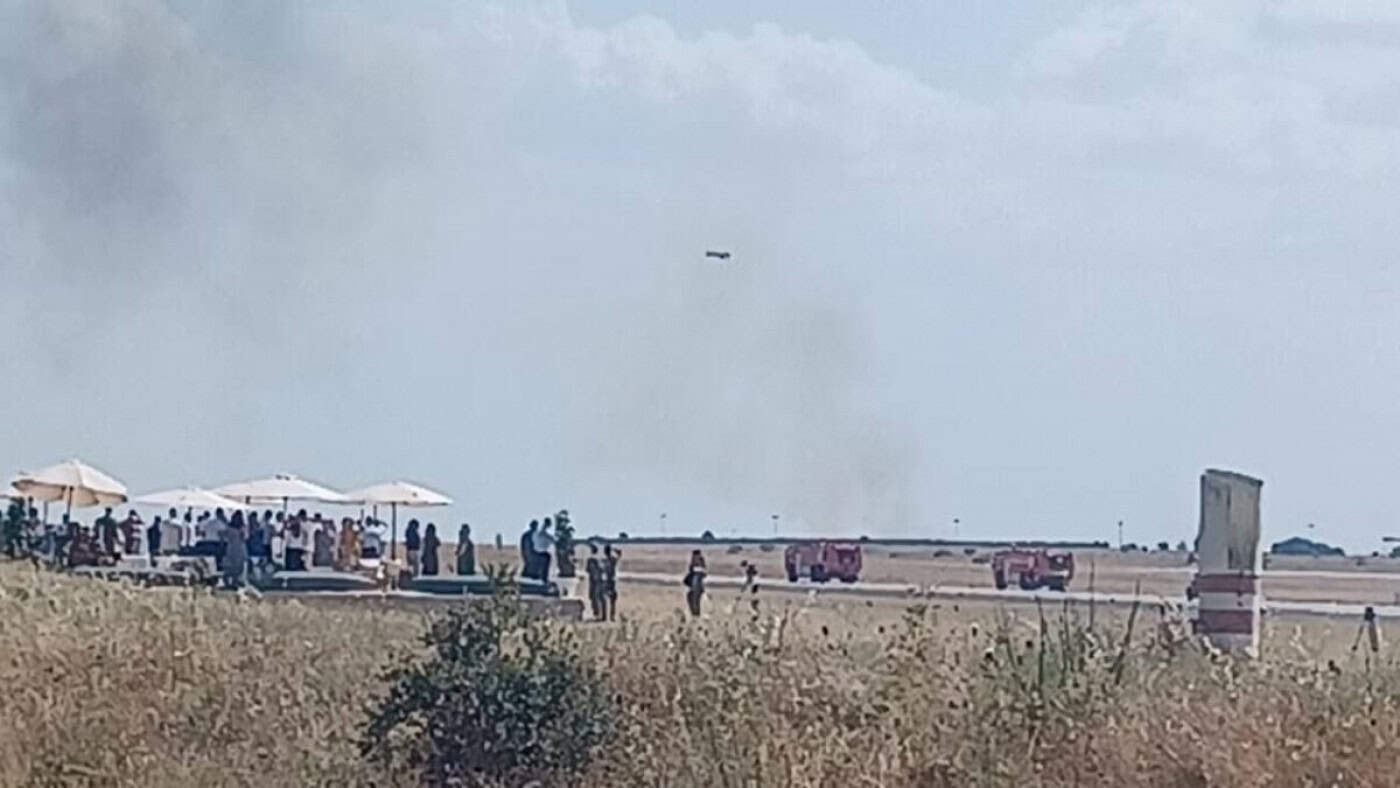 Dois aviões colidem e despenham-se no festival aéreo em Beja&nbsp;