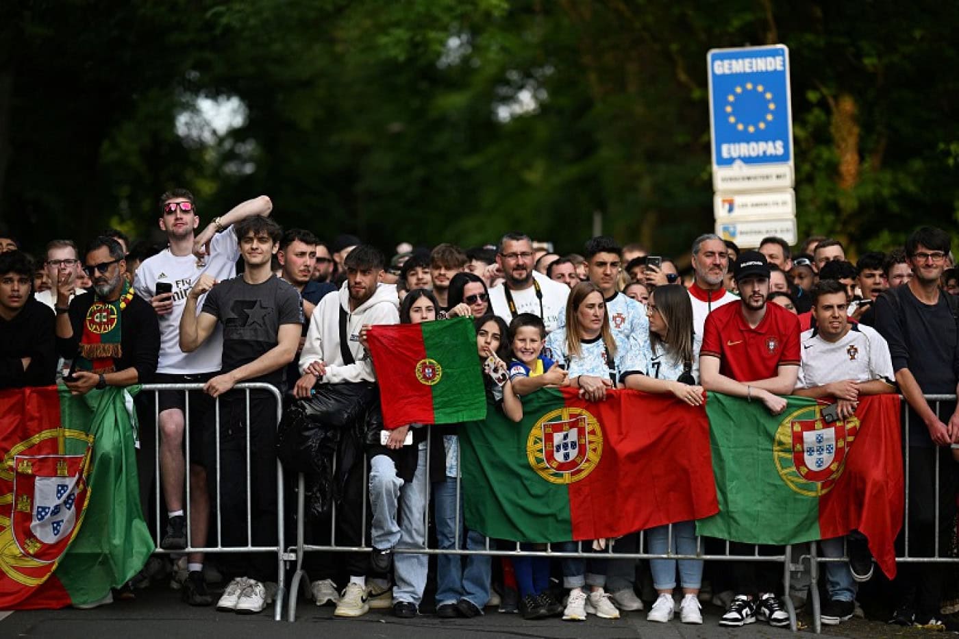 Portugal cumpre primeiro treino na Alemanha em sessão aberta&nbsp;