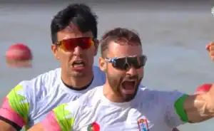 Canoístas Iago Bebiano e Kevin Santos campeões da Europa de K2 200&nbsp;