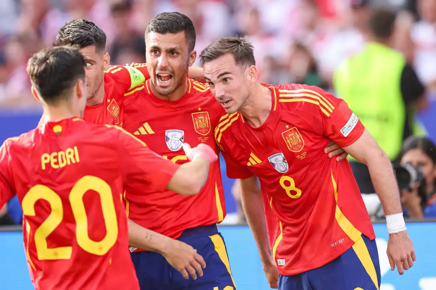 Espanha vence Croácia no jogo de abertura do Grupo B do Euro2024&nbsp;