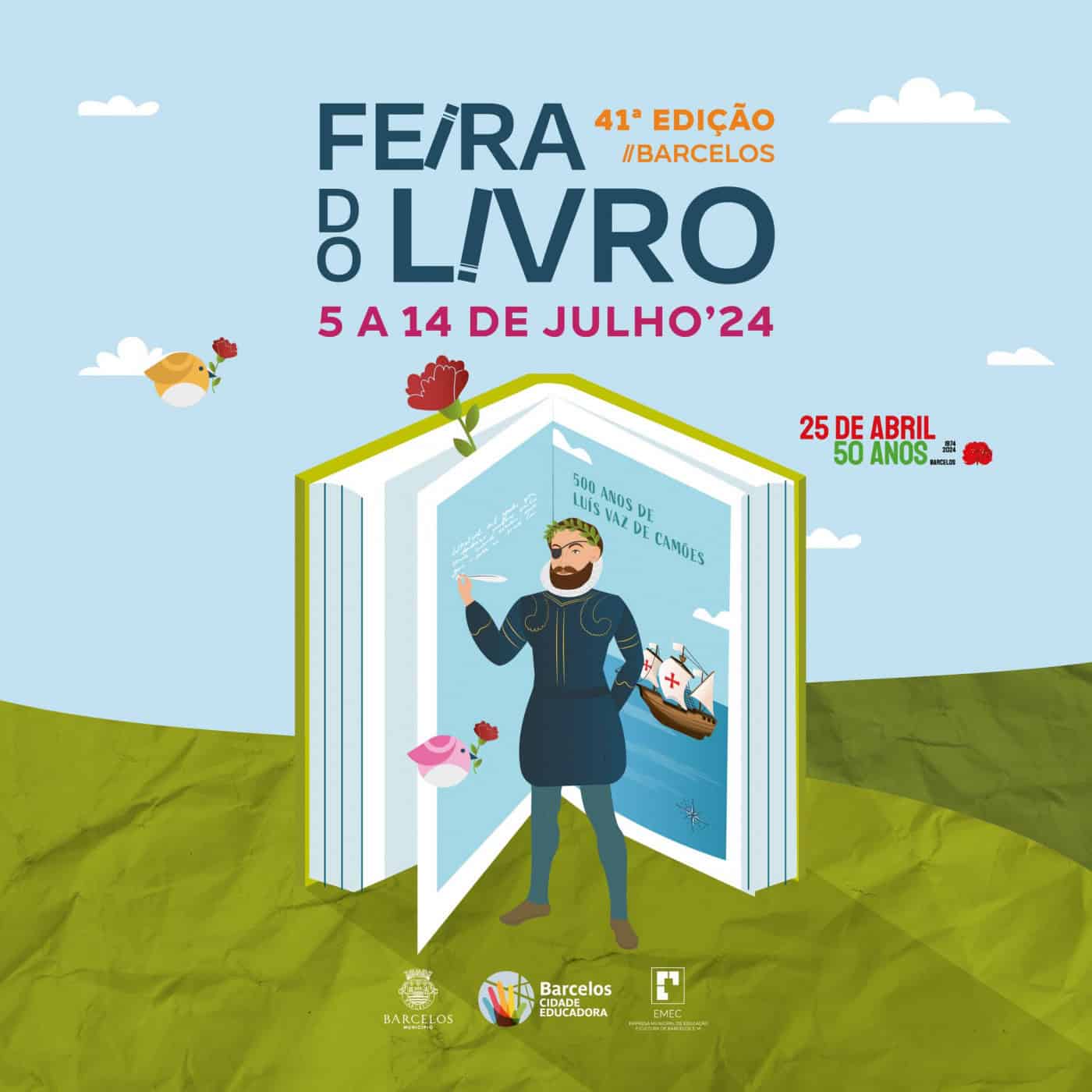 Feira do Livro de Barcelos abre portas esta 6ª feira