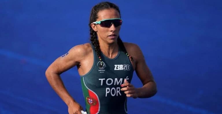 Maria Tomé termina em 11.º no triatlo, Melanie Santos foi 45.ª em Paris2024