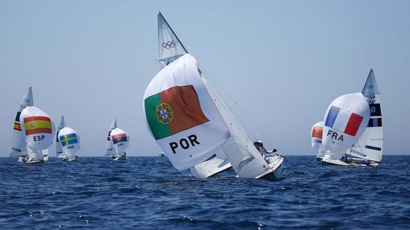 Velejadores Carolina João e Diogo Costa apurados para a 'medal race' de 470 em Paris2024&nbsp;