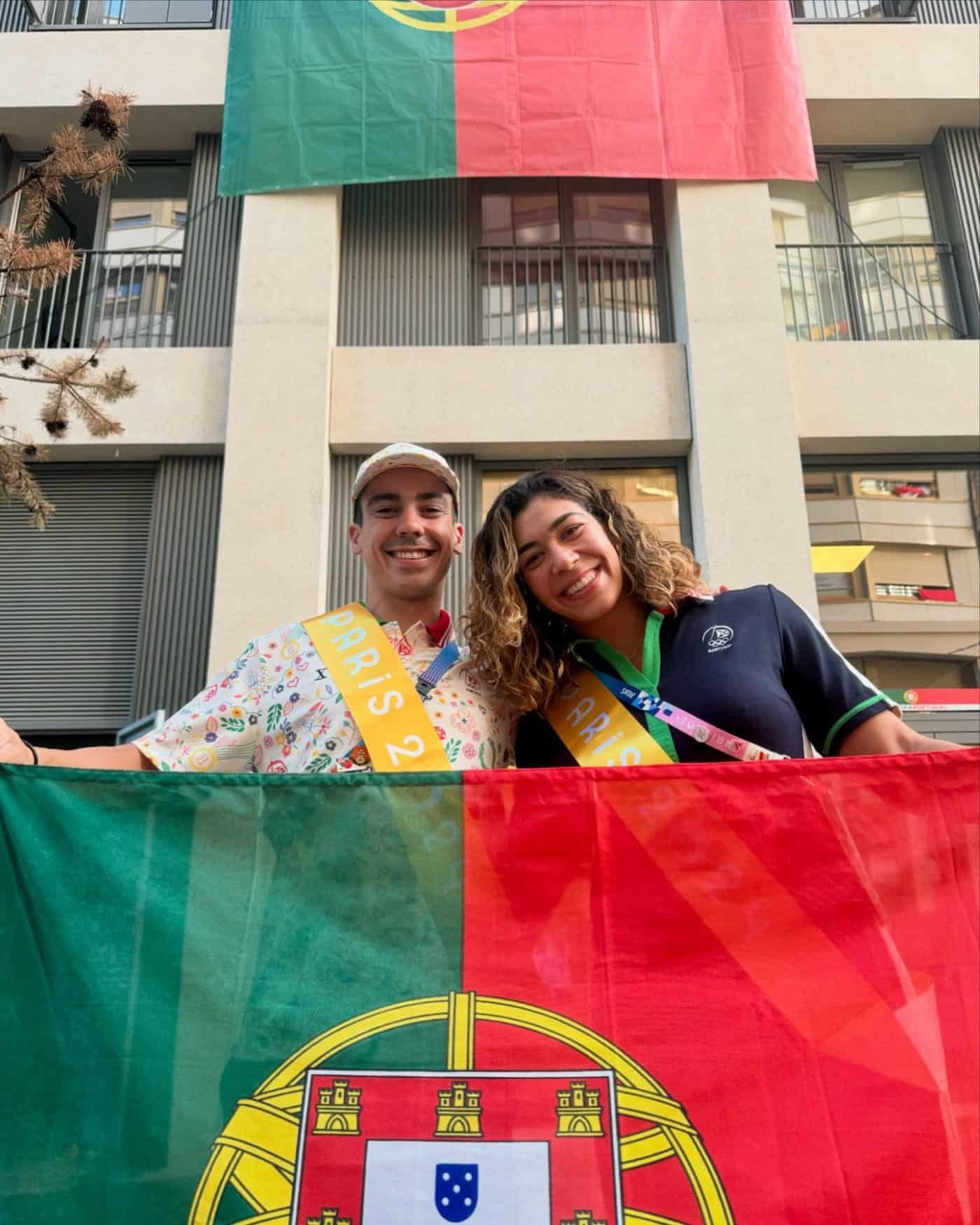 Iúri Leitão e Patrícia Sampaio porta-estandarte na Cerimónia de Encerramento dos Jogos Olímpicos &nbsp;