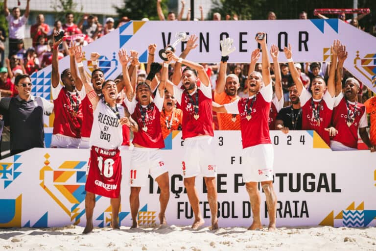 SC Braga conquista Taça de Portugal de futebol de praia