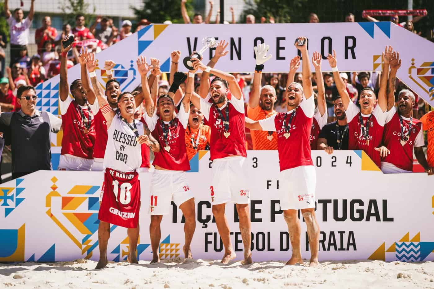 SC Braga conquista Taça de Portugal de futebol de praia