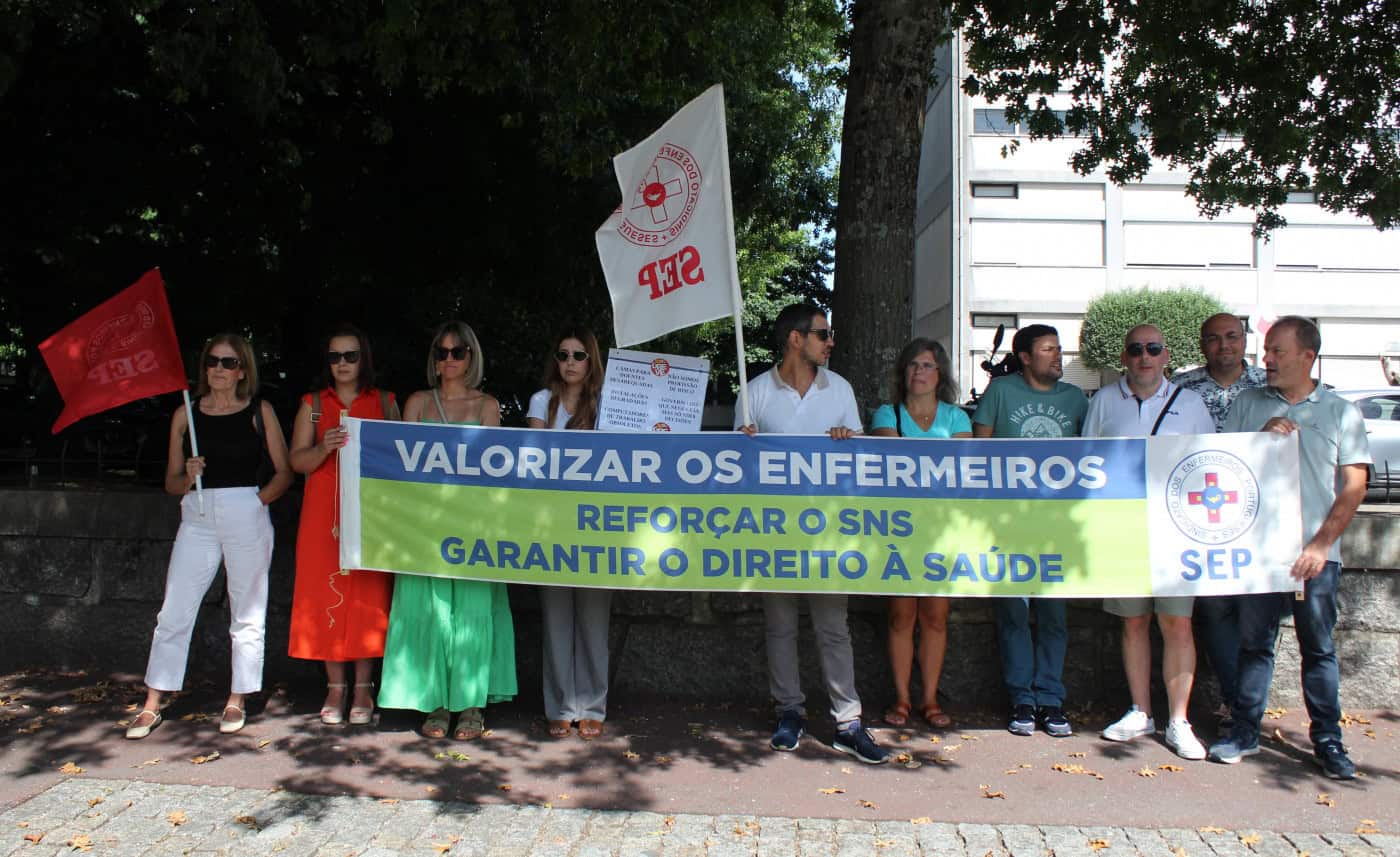 Greve dos enfermeiros em Famalicão com adesão acima de 80%