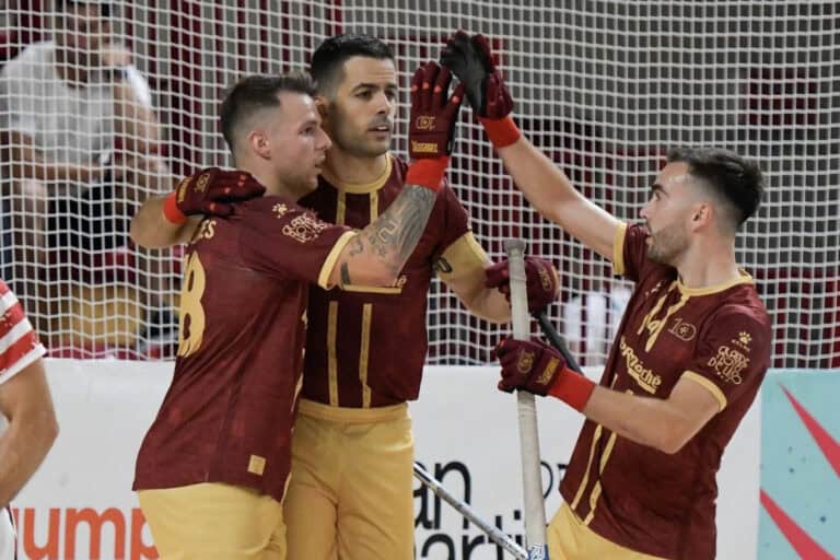 Portugal vence França e encontra Espanha nas meias-finais do mundial de hóquei&nbsp;