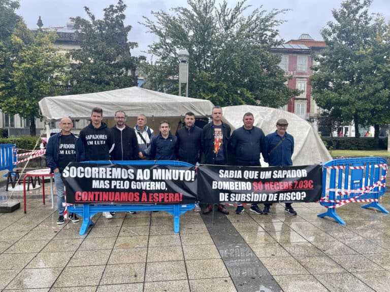 Sapadores de Braga em vigília 24 horas por dia até outubro