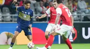 Bruma brilha em 10 minutos, marca dois e SC Braga arranca com vitória na Liga Europa