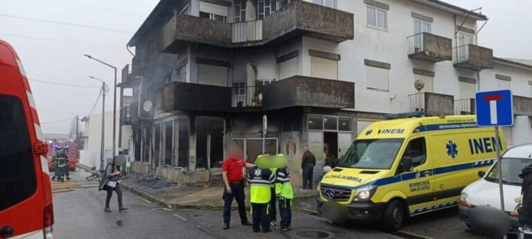 Incêndio em oficina em Viana do Castelo causa um morto, um ferido grave e 2 desalojados
