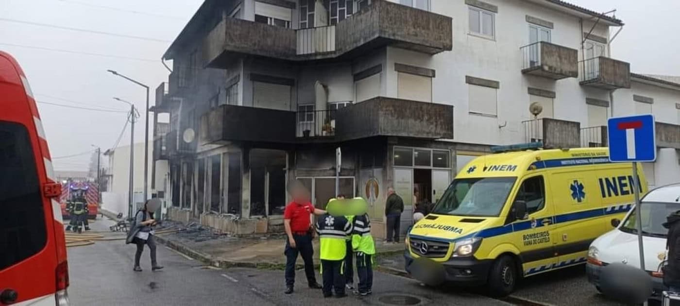 Incêndio em oficina em Viana do Castelo causa um morto, um ferido grave e 2 desalojados