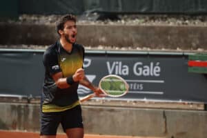 Francisco Cabral na final de pares do Braga Open