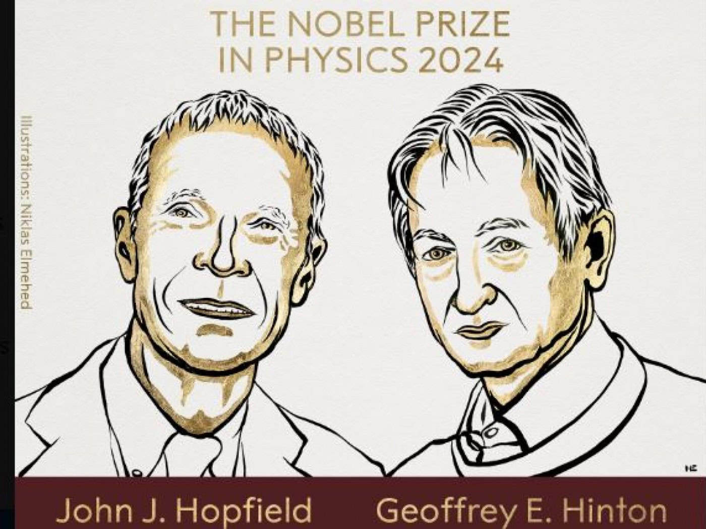 Nobel da Física atribuído a John J. Hopfield e Geoffrey E. Hinton