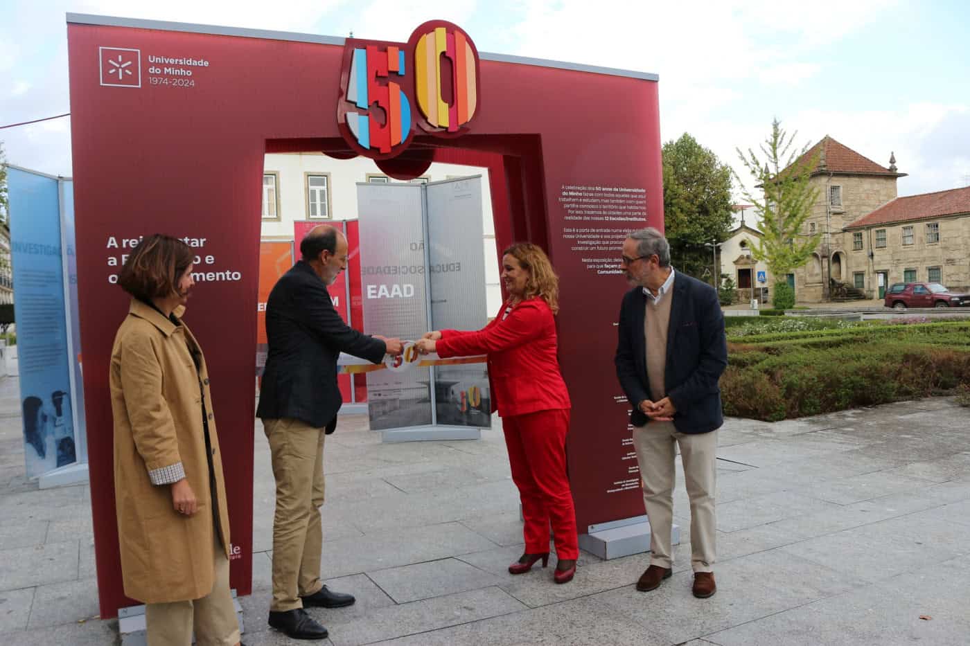 Vila Verde recebeu exposição itinerante comemorativa dos 50 anos da UMinho