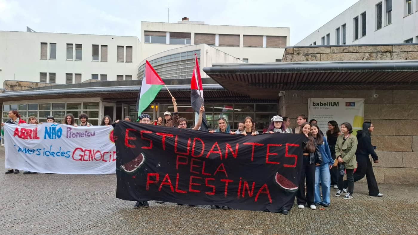 Estudantes pela Palestina voltam a exigir corte oficial de relações entre UMinho e Israel