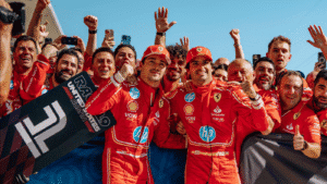 Ferrari faz dobradinha no Grande Prémio dos Estados Unidos de Fórmula 1&nbsp;