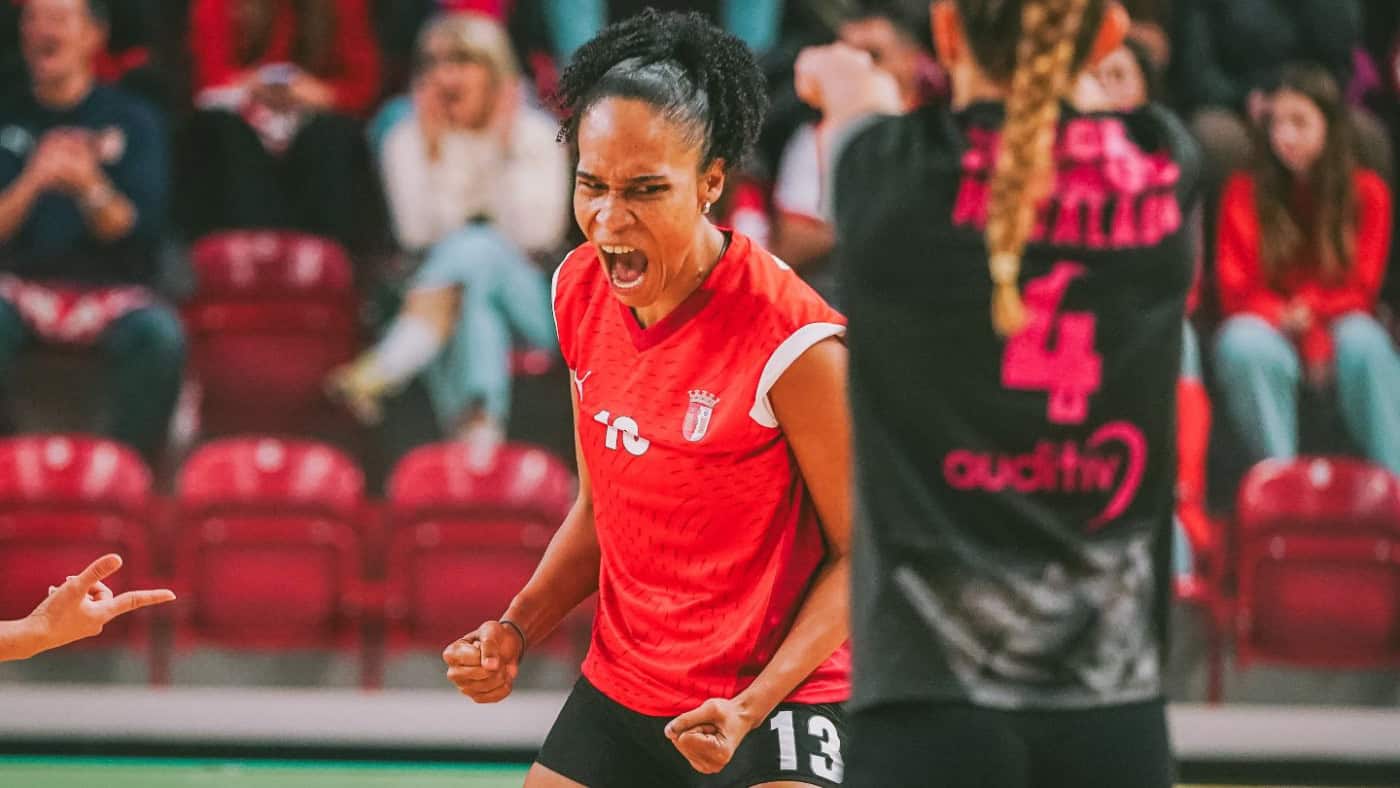 SC Braga vence e Vitória SC fica pelo caminho na 1ª Divisão Feminina de Voleibol