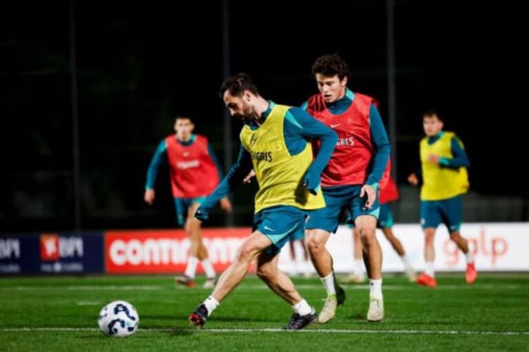 Portugal faz último treino na Cidade do Futebol com Palhinha em dúvida