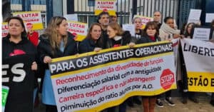 Greve dos profissionais da educação encerrou 11 escolas em Guimarães