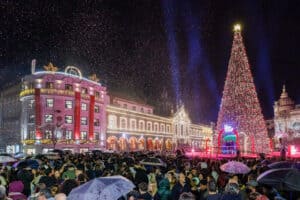 Milhares na inauguração das luzes de Natal em Braga