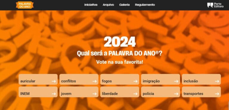 Porto Editora revela dez candidatas à Palavra do Ano de 2024