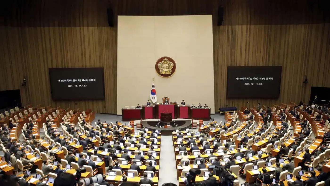 Parlamento sul-coreano aprova a destituição do Presidente Yoon Suk-yeol