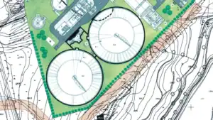 Ministra do Ambiente no lançamento da obra do emissário da ETAR do Este