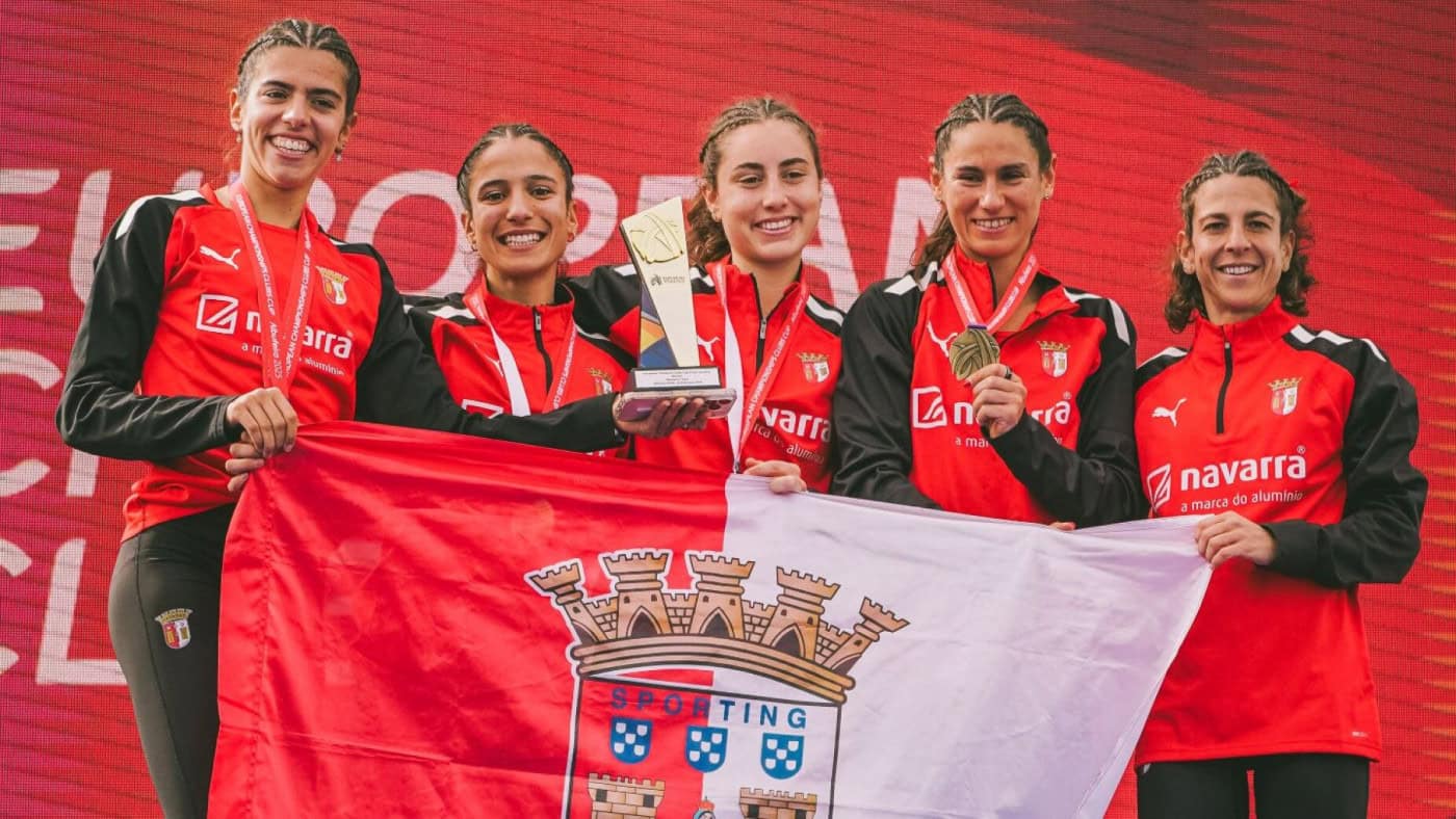 SC Braga vence Taça dos Clubes Campeões Europeus feminina de corta-mato
