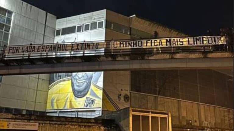 Direção do SC Braga repudia tarjas colocadas em Guimarães&nbsp;