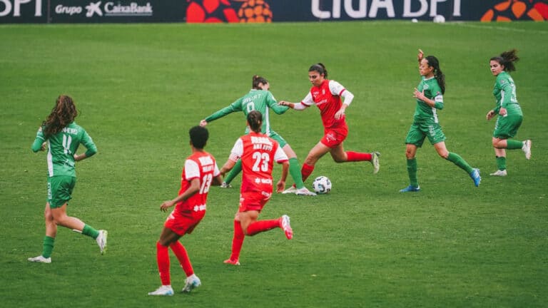 SC Braga ultrapassa com goleada frente ao lanterna Vilaverdense na I Liga Feminina