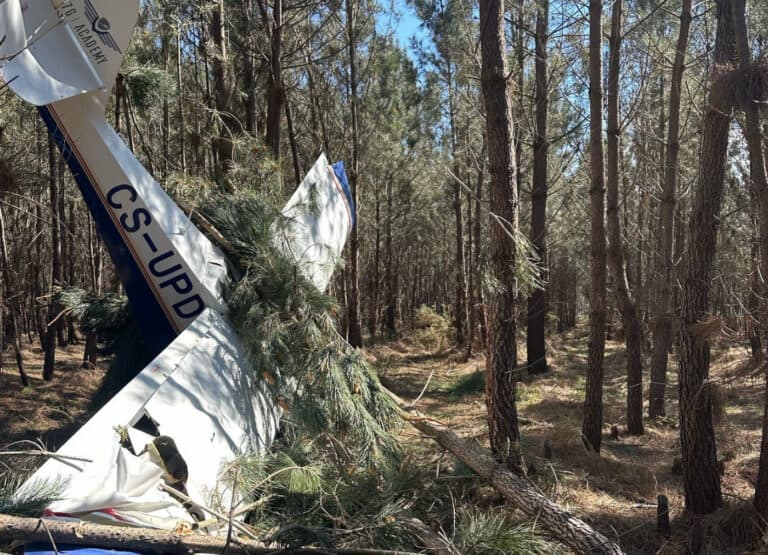 Aeronave com dois ocupantes cai junto a aeródromo de Vila Nova de Cerveira