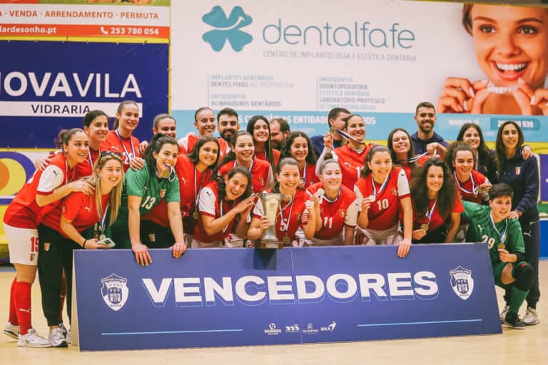 SC Braga conquista Taça AF Braga de futsal feminino